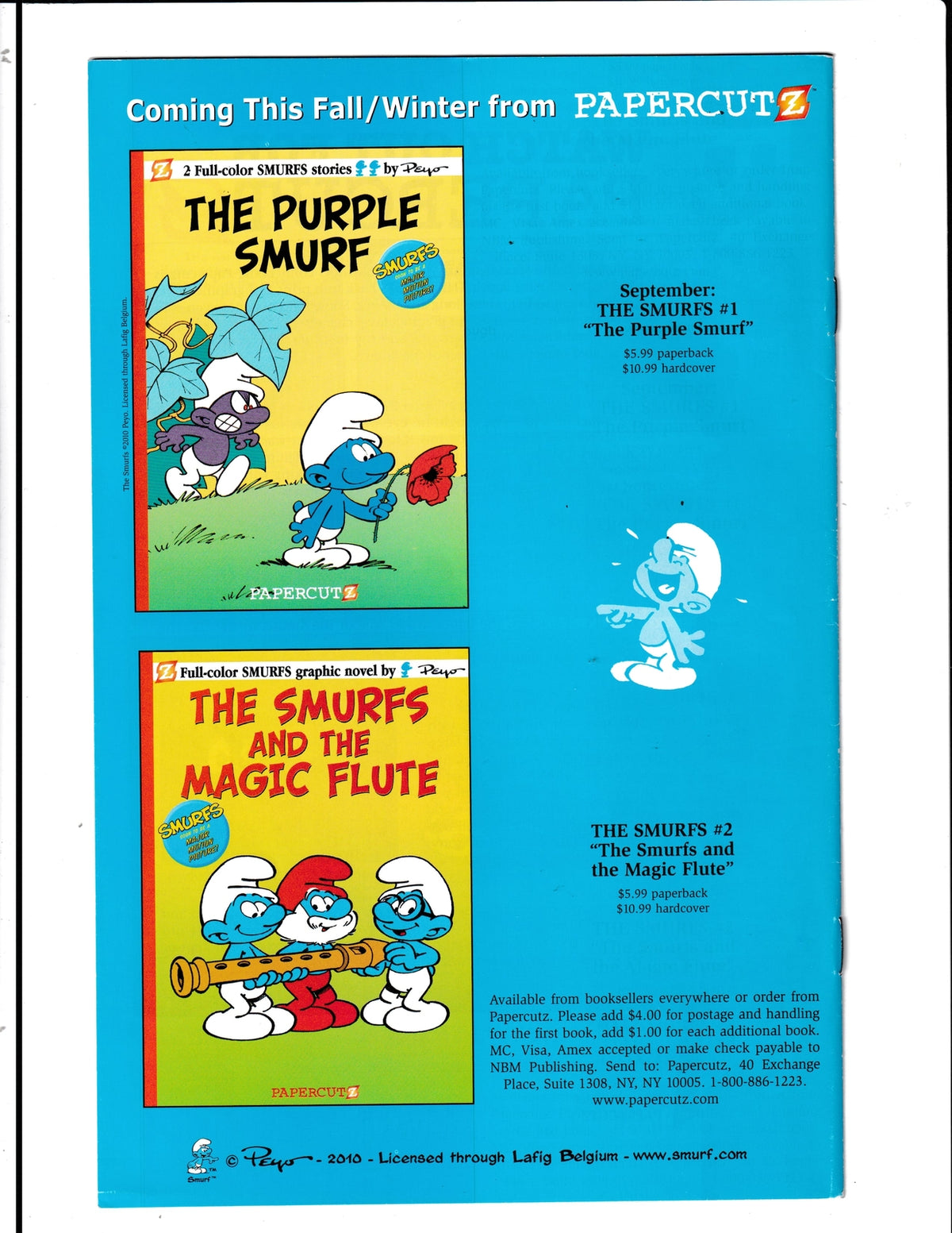 Smurfs: Smurfnapper #1 (2010) Papercutz Comics