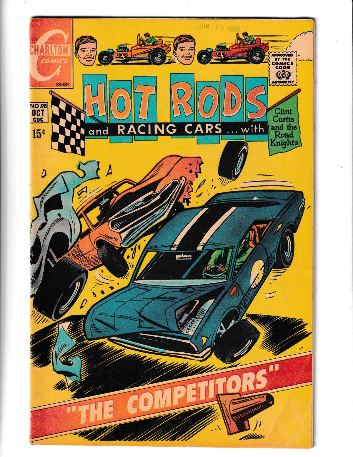 Hot Rods and Racing Cars #98 (1969) Charlton Comics