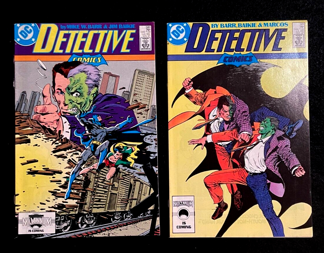 Detective Comics 580-581 (1987) Part 1 and 2 of Two-Face Story