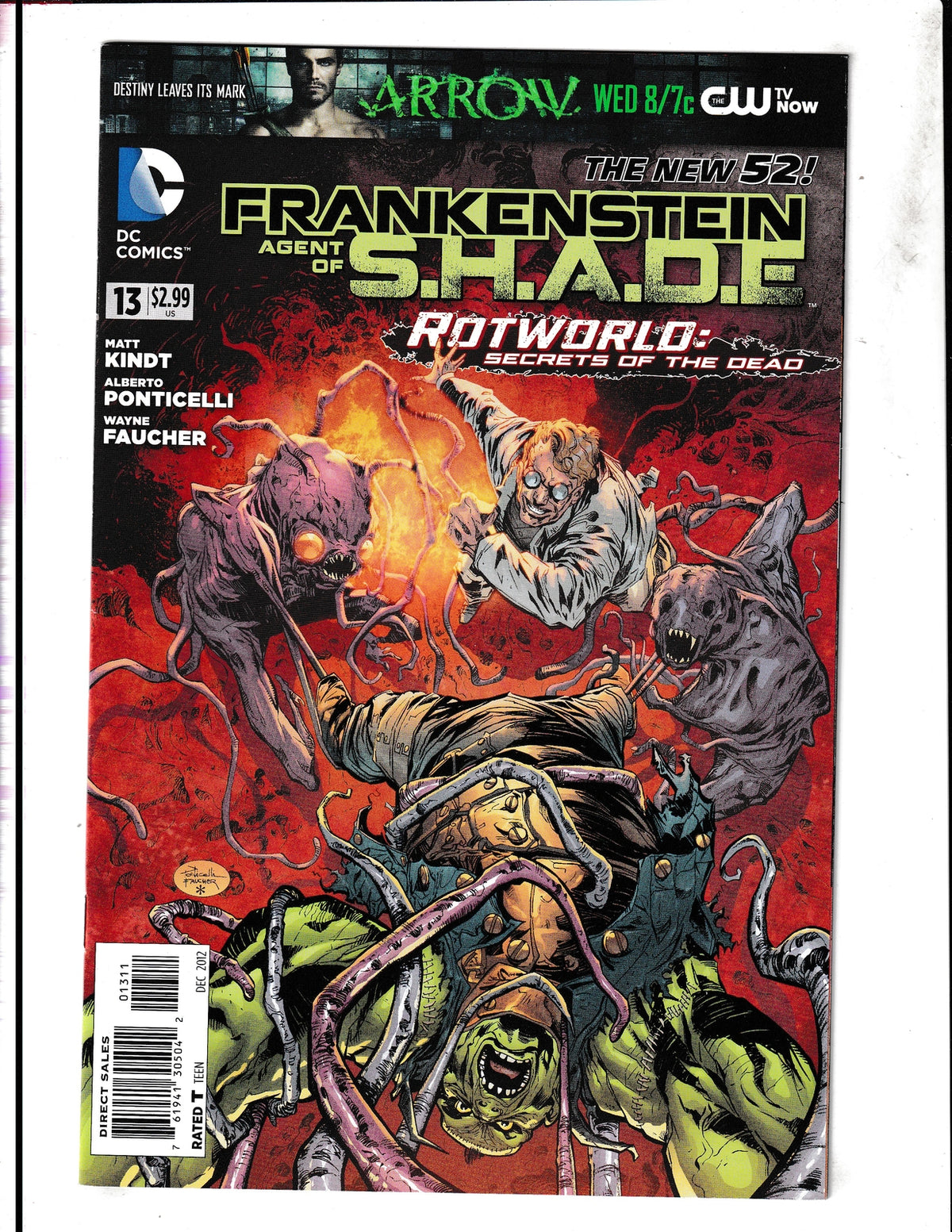 Frankenstein: Agent of S.H.A.D.E. #13 (2012) Higher Grade DC Comics