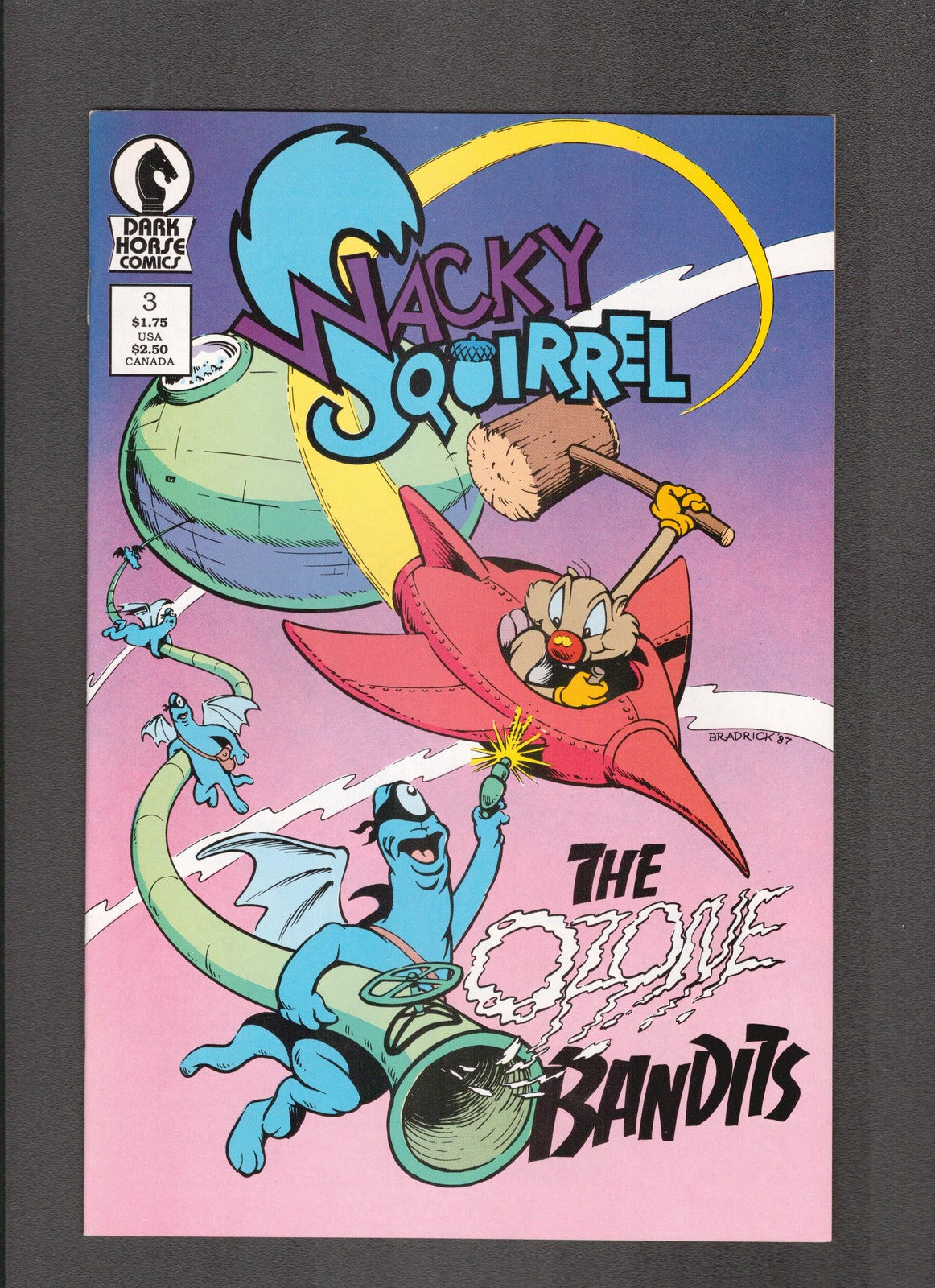 Wacky Squirell #3 (1987) Bradrick Dark Horse Comics