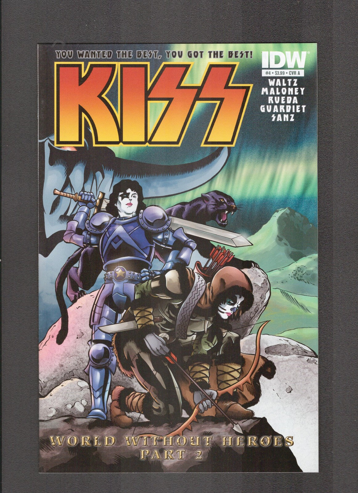 Kiss #4 (2012) World Without Heroes IDW Comics