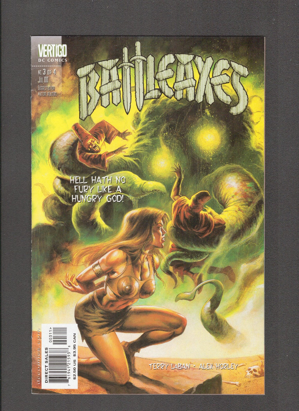 Battleaxes #3 (2000) Higher Grade Vertigo Comics