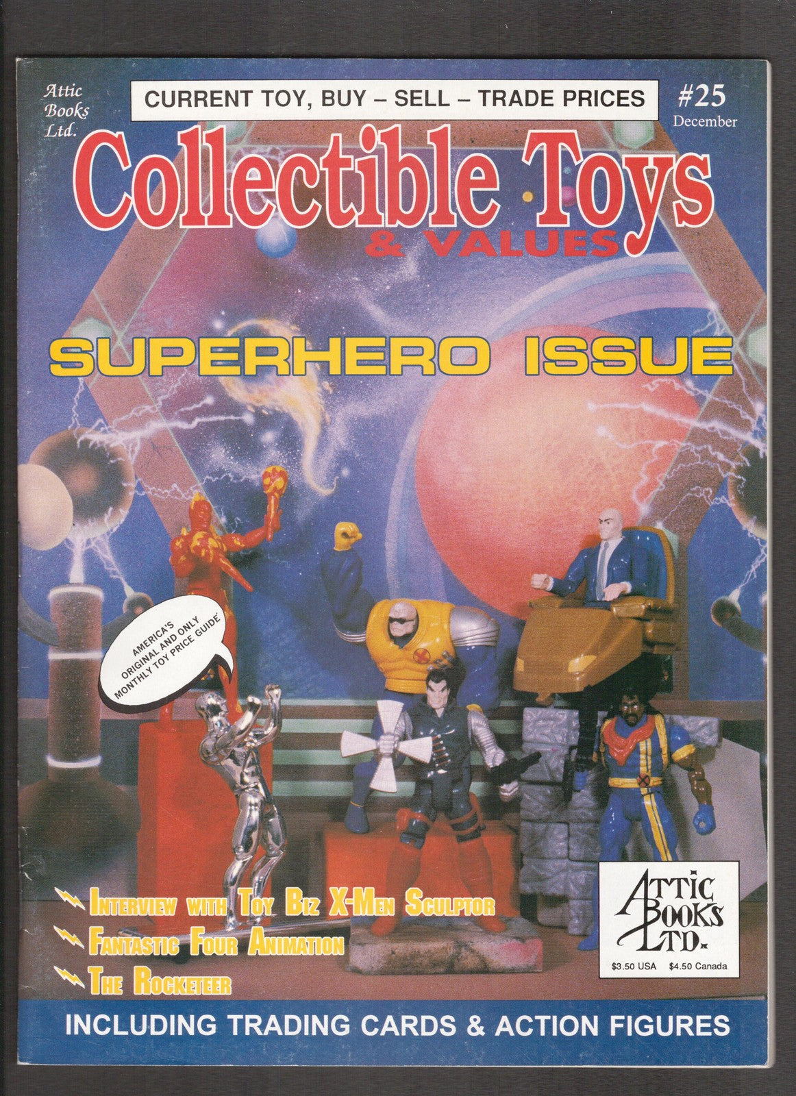 Collectible Toys #25 (1993) Superhero Issue Attic Books Comics