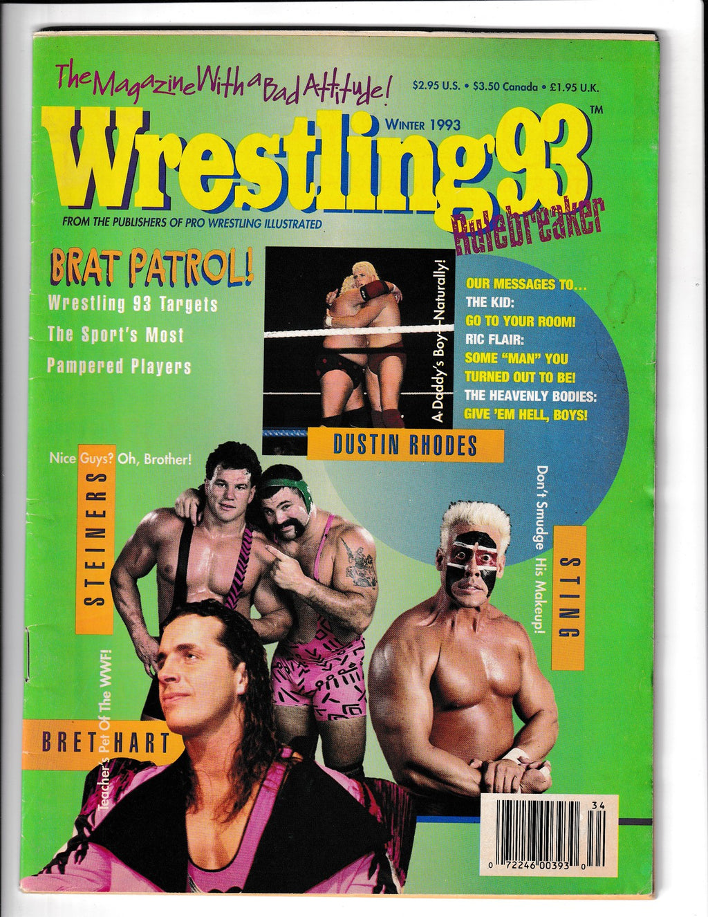 Wrestling 93 #Winter (1993) Bret Hart    Comics