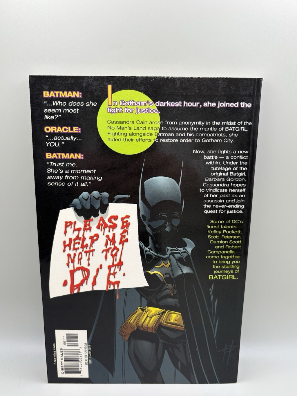 Batgirl: Silent Running TPB (2001) Cassandra Cain OOP DC Comics Graphic Novel
