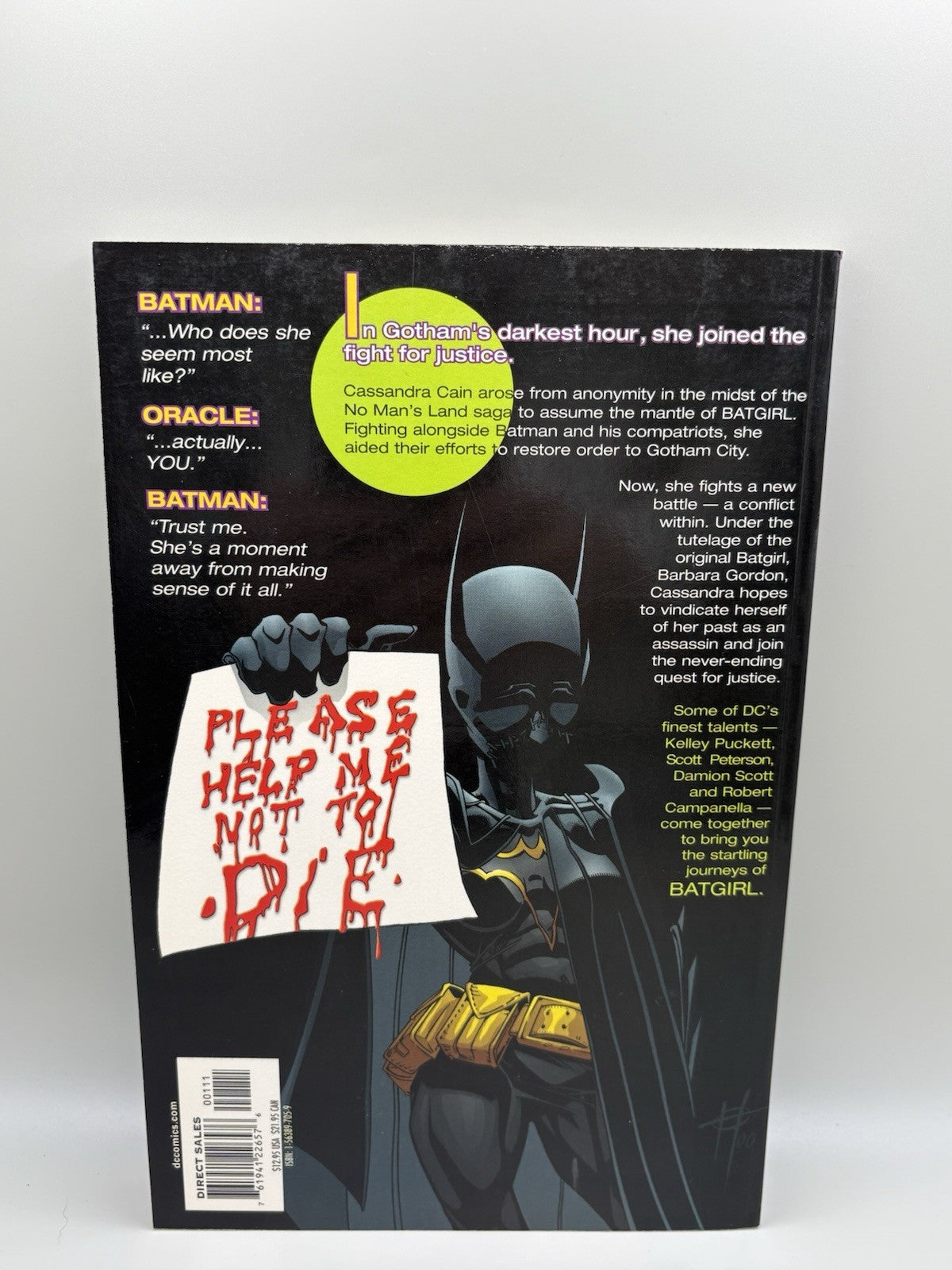 Batgirl: Silent Running TPB (2001) Cassandra Cain OOP DC Comics Graphic Novel