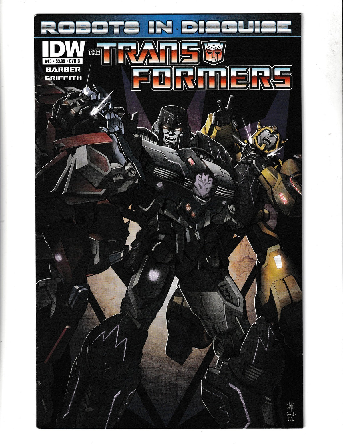 Transformers: Robots In Disguise #15b (2013) B Cover IDW Comics