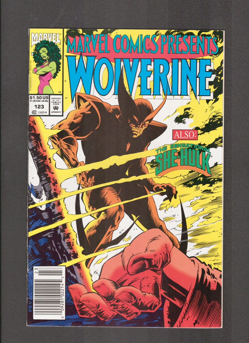 Marvel Comics Presents #123 (1993) Wolverine & She-Hulk Marvel Comics