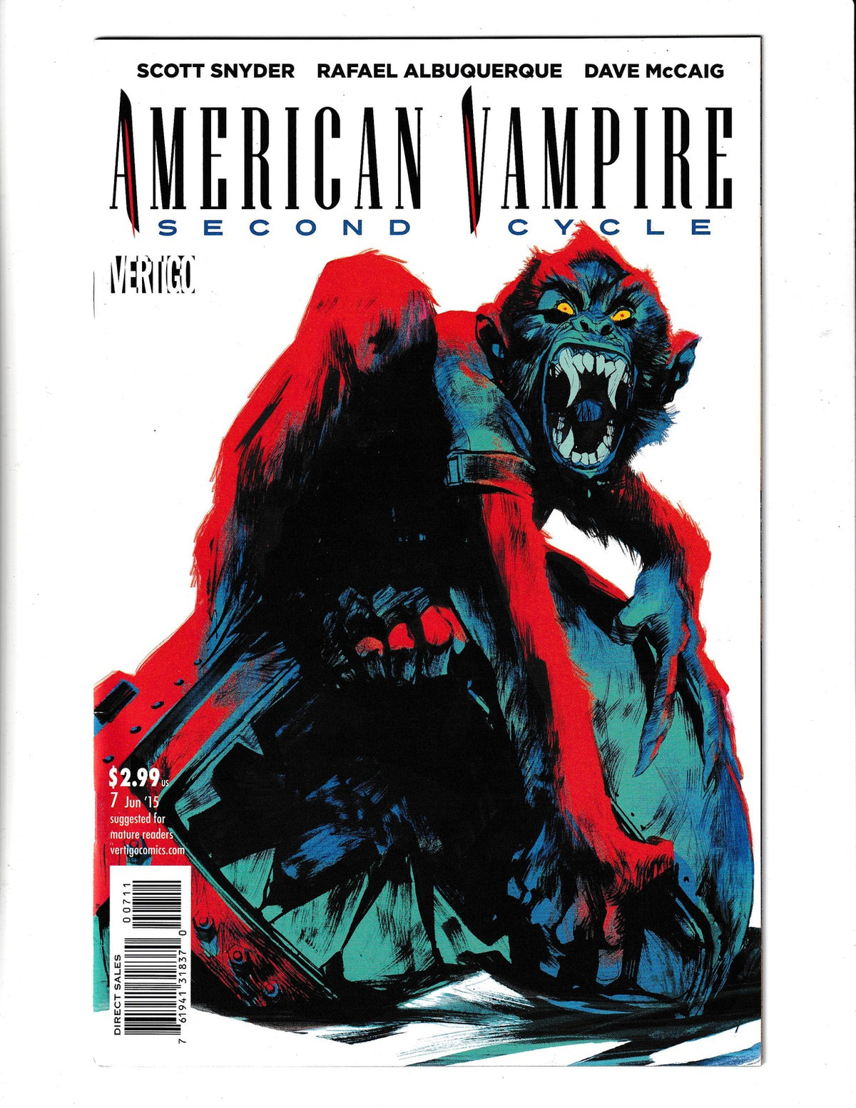 American Vampire: Second Cycle #7 (2015) Vertigo Comics