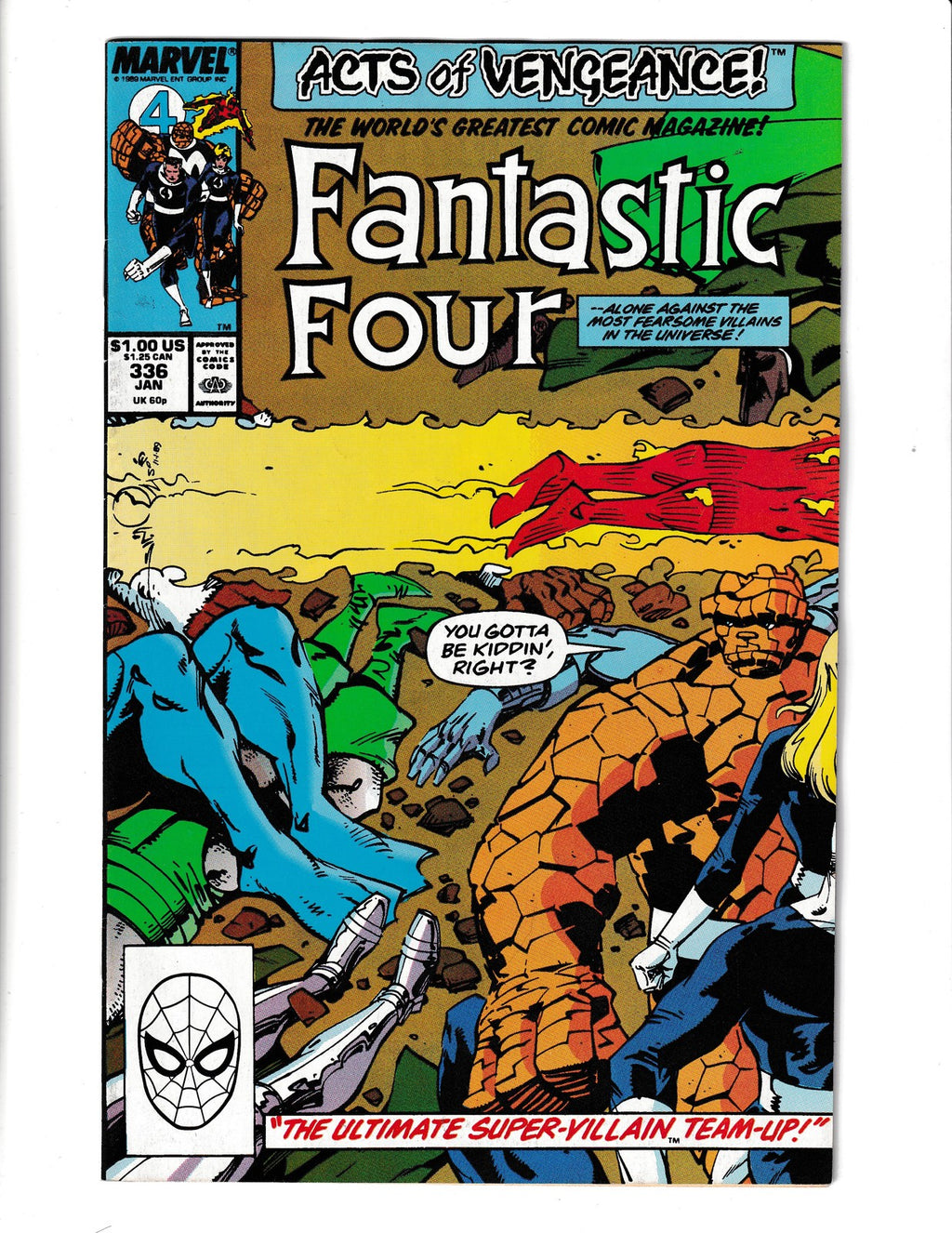 Fantastic Four #336 (1990) Marvel Comics SKU:2401