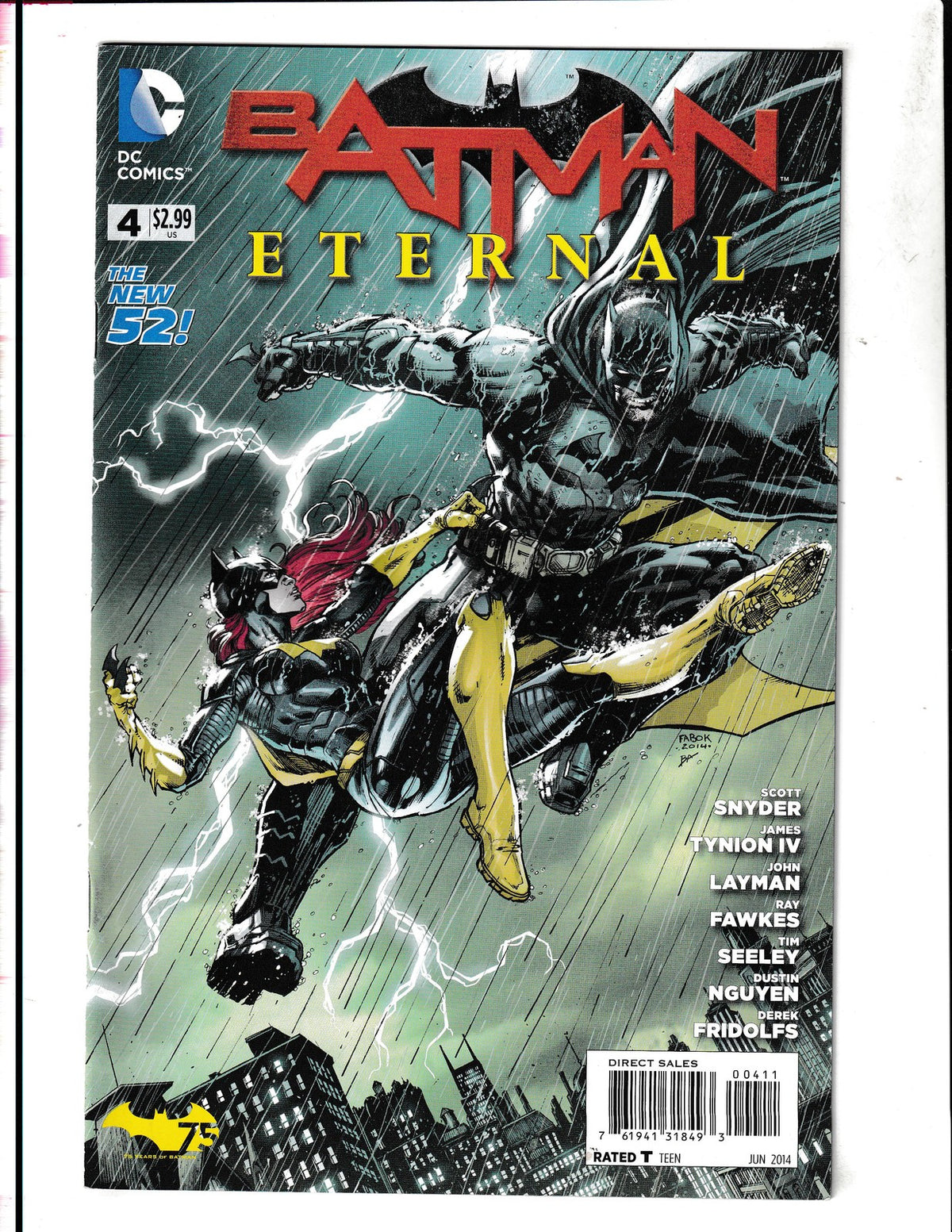 Batman: Eternal #4 (2014) Fabok/Anderson DC Comics