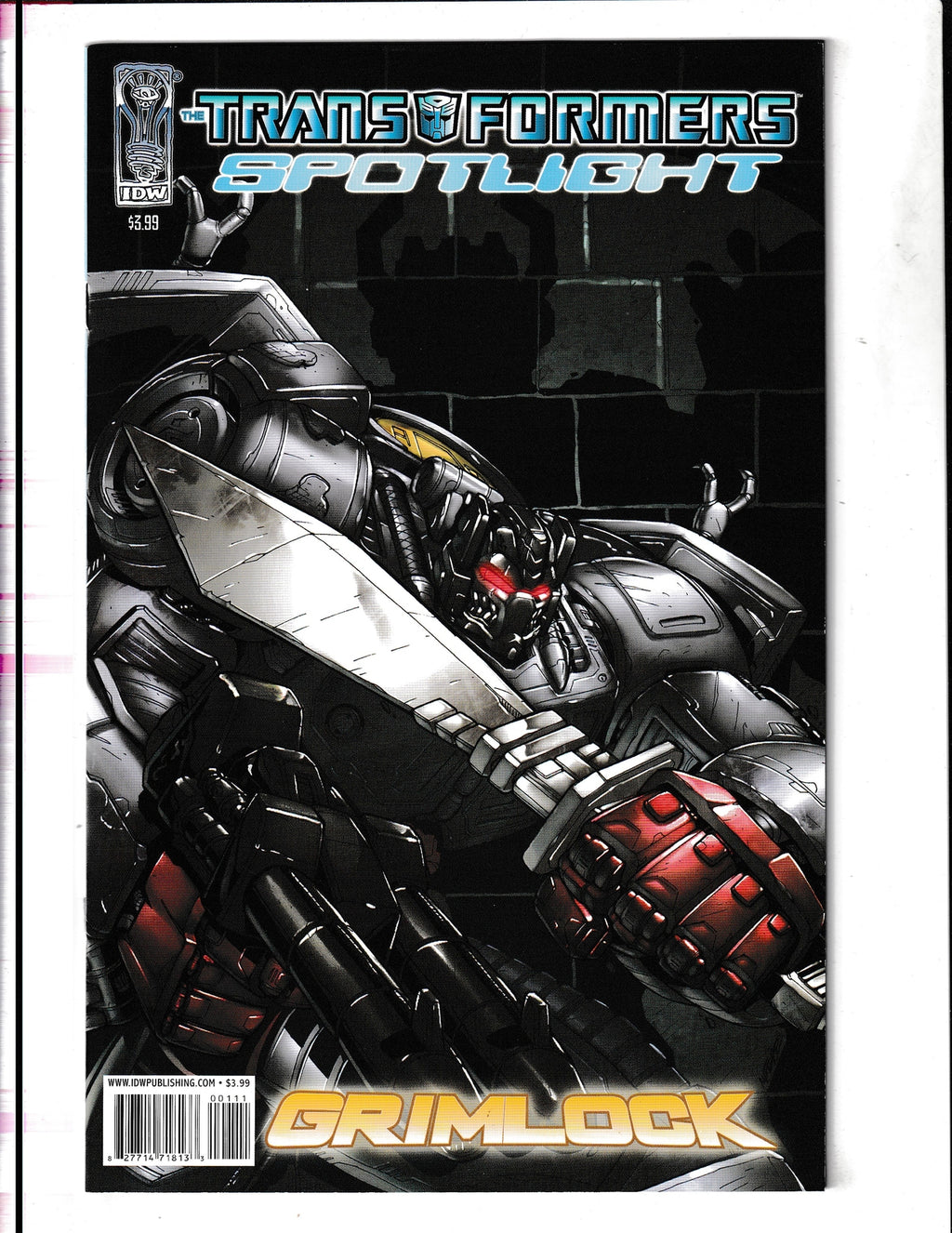 Transformers Spotlight: Grimlock #1 (2008) IDW Comics