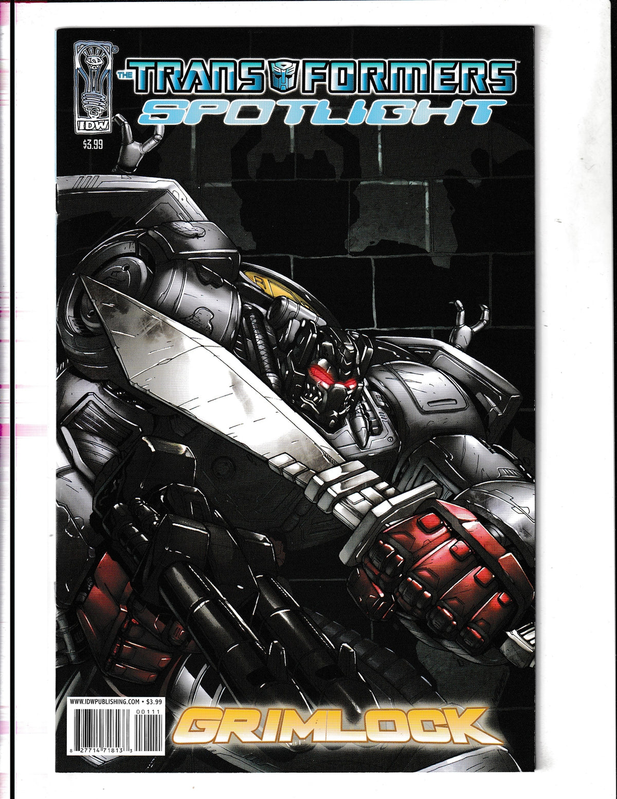 Transformers Spotlight: Grimlock #1 (2008) IDW Comics