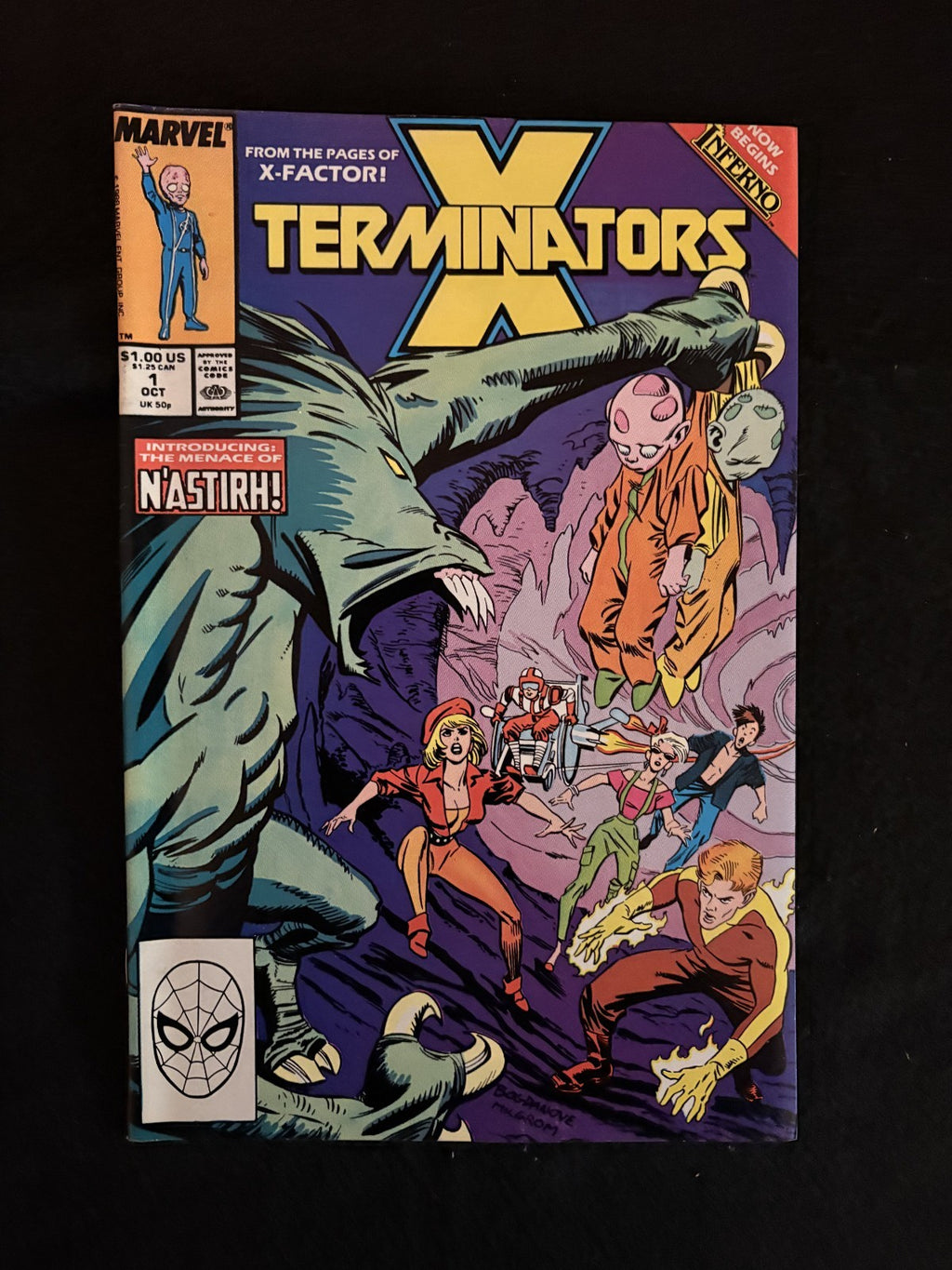 X-Terminators - Complete Set of 4 #1-4 (1988-89) Marvel Comics