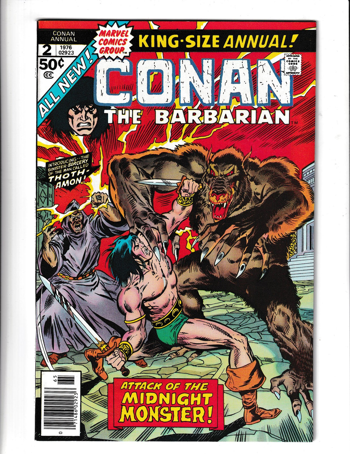 Conan the Barbarian Annual #2 (1976) Marvel Comics