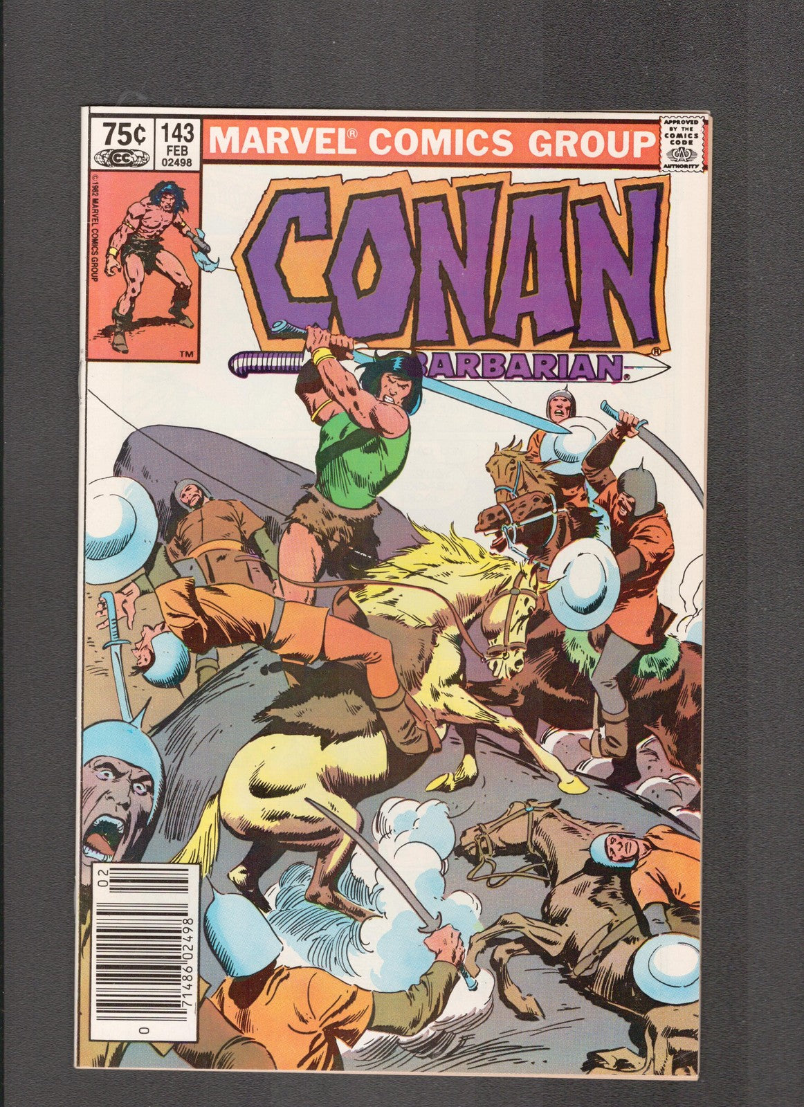 Conan the Barbarian #143 (1983) 75c CDN Newsstand Marvel Comics