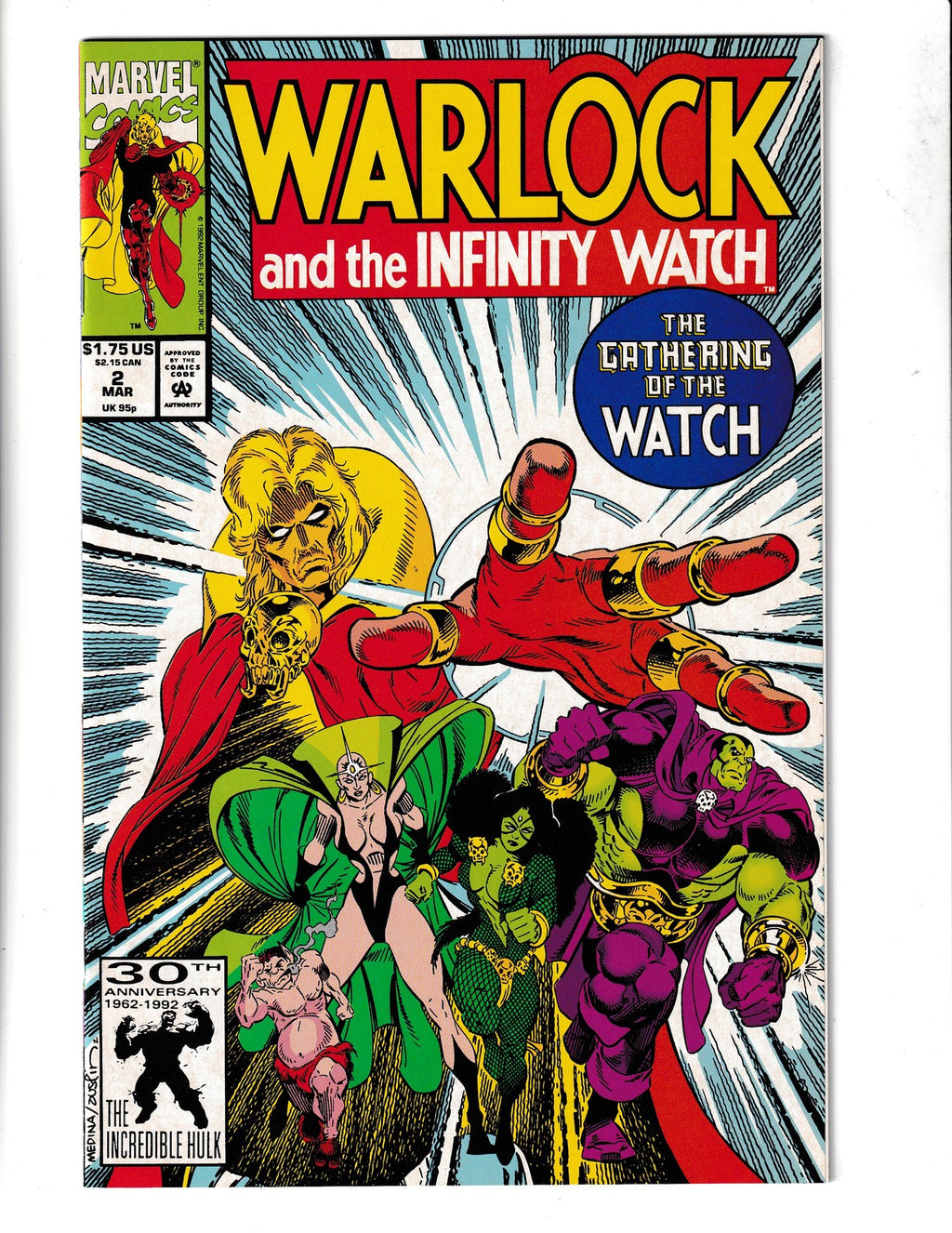 Warlock and the Infinity Watch #2 (1992) DC Comics