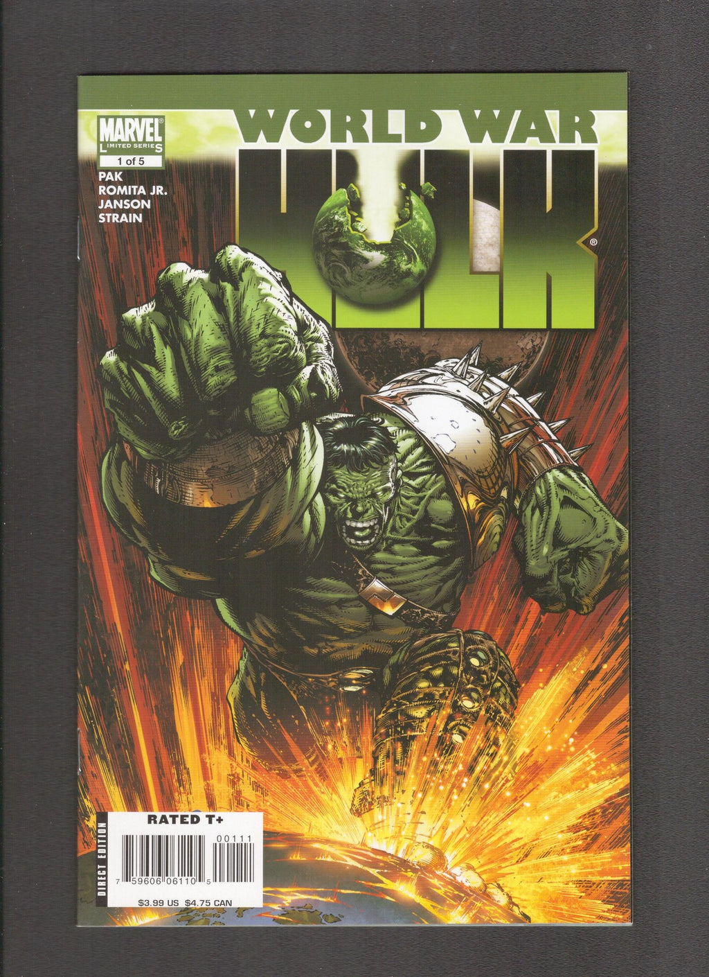 World War Hulk #1 (2007) Finch, Pak Marvel Comics