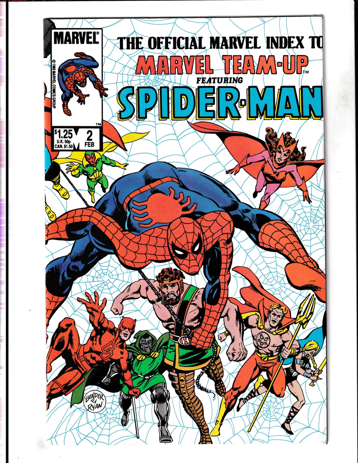 Official Marvel Index to Marvel Team-Up #2 (1985) Marvel Comics