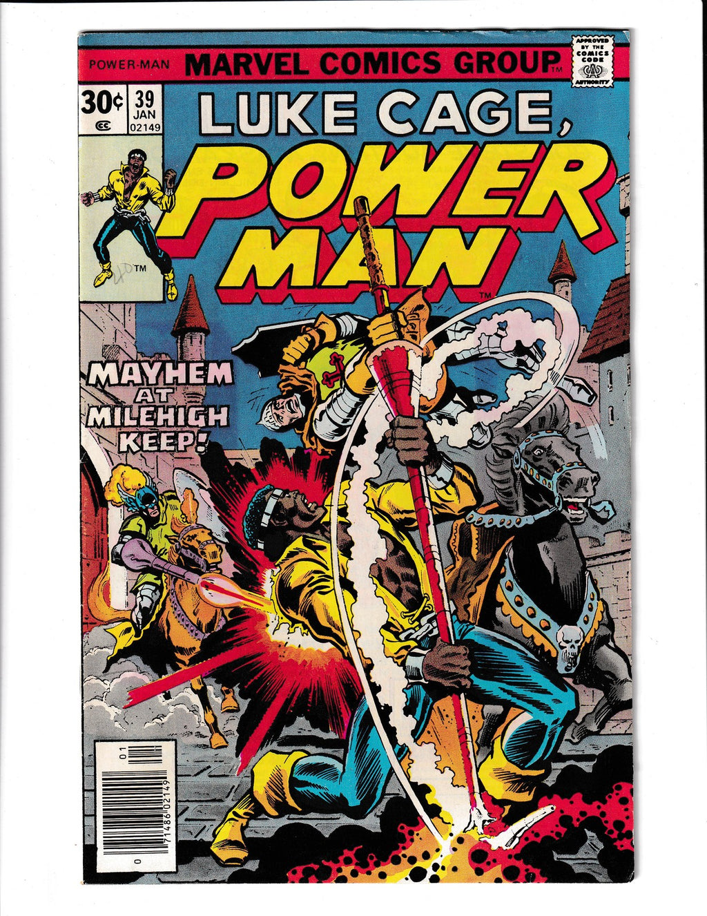 Power Man #39 (1977) 1st App of Baron Marvel Comics