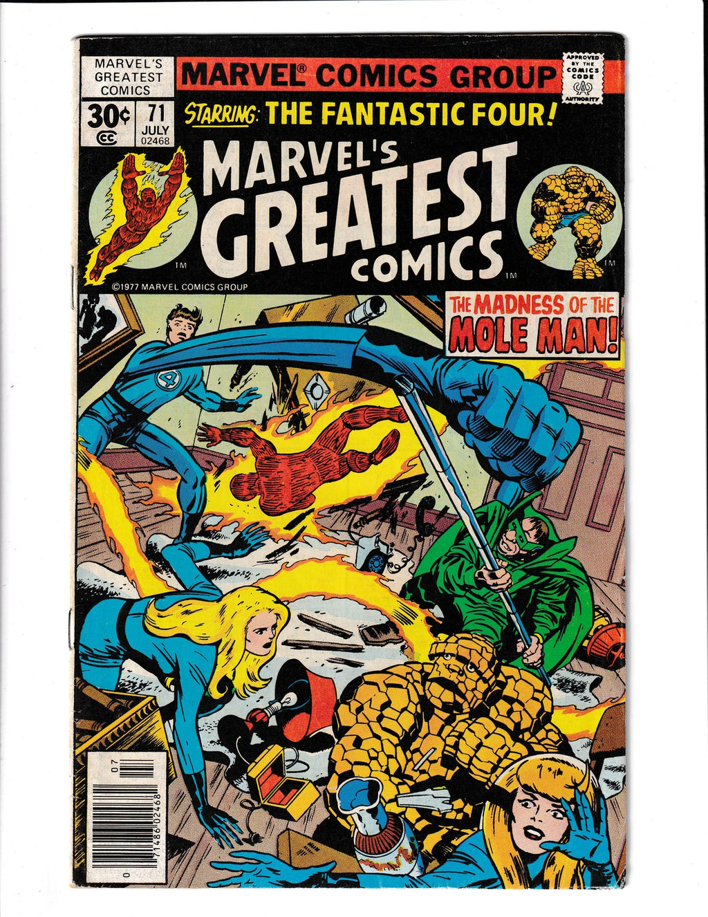 Marvel's Greatest Comics #71 (1977) Fantastic Four Marvel Comics