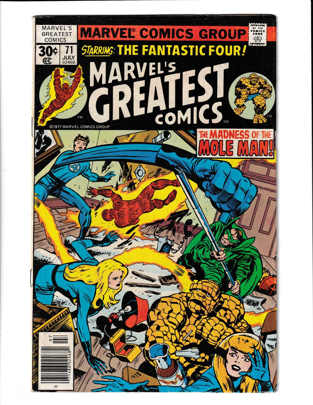 Marvel's Greatest Comics #71 (1977) Fantastic Four Marvel Comics