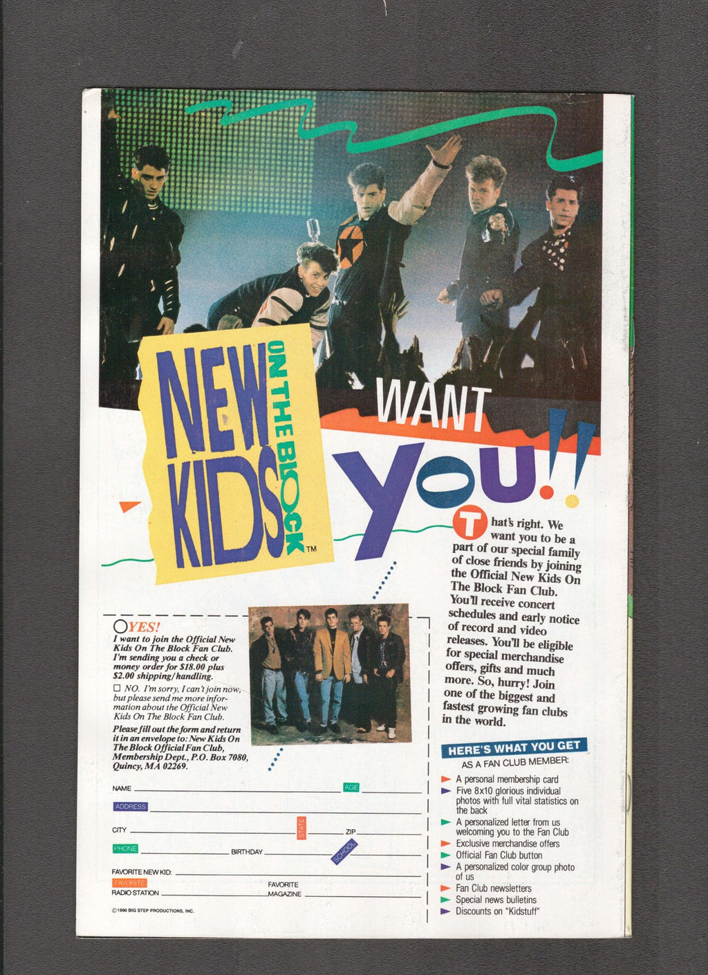 New Kids On The Block: Chillin' #3 (1991) Combined Shipping Harvey Comics