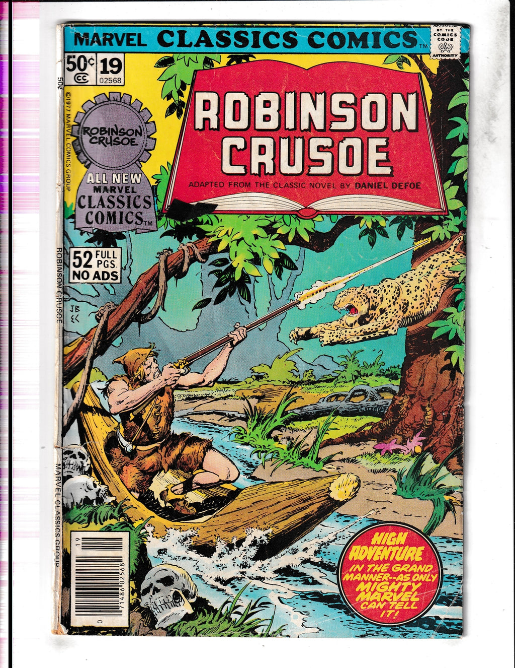 Marvel Classics Comics #19 (1977) Robinson Crusoe Marvel Comics