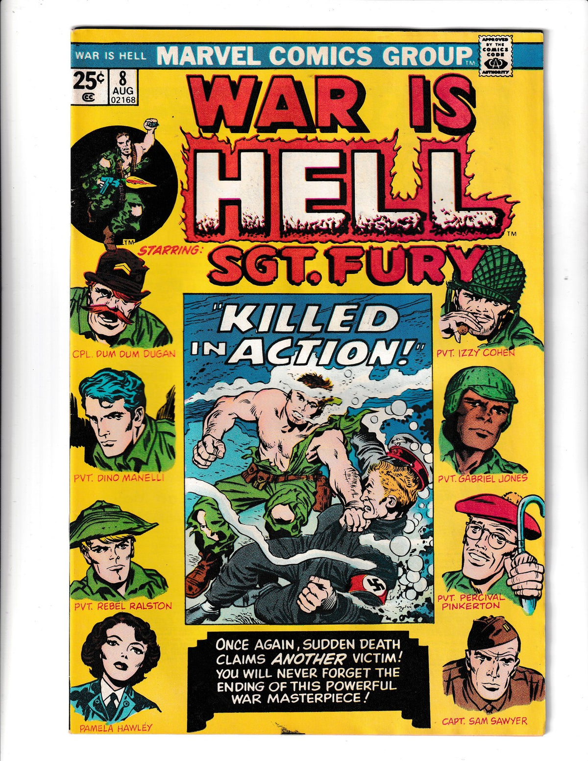 War is Hell #8 (1974) starring Sgt Fury Marvel Comics