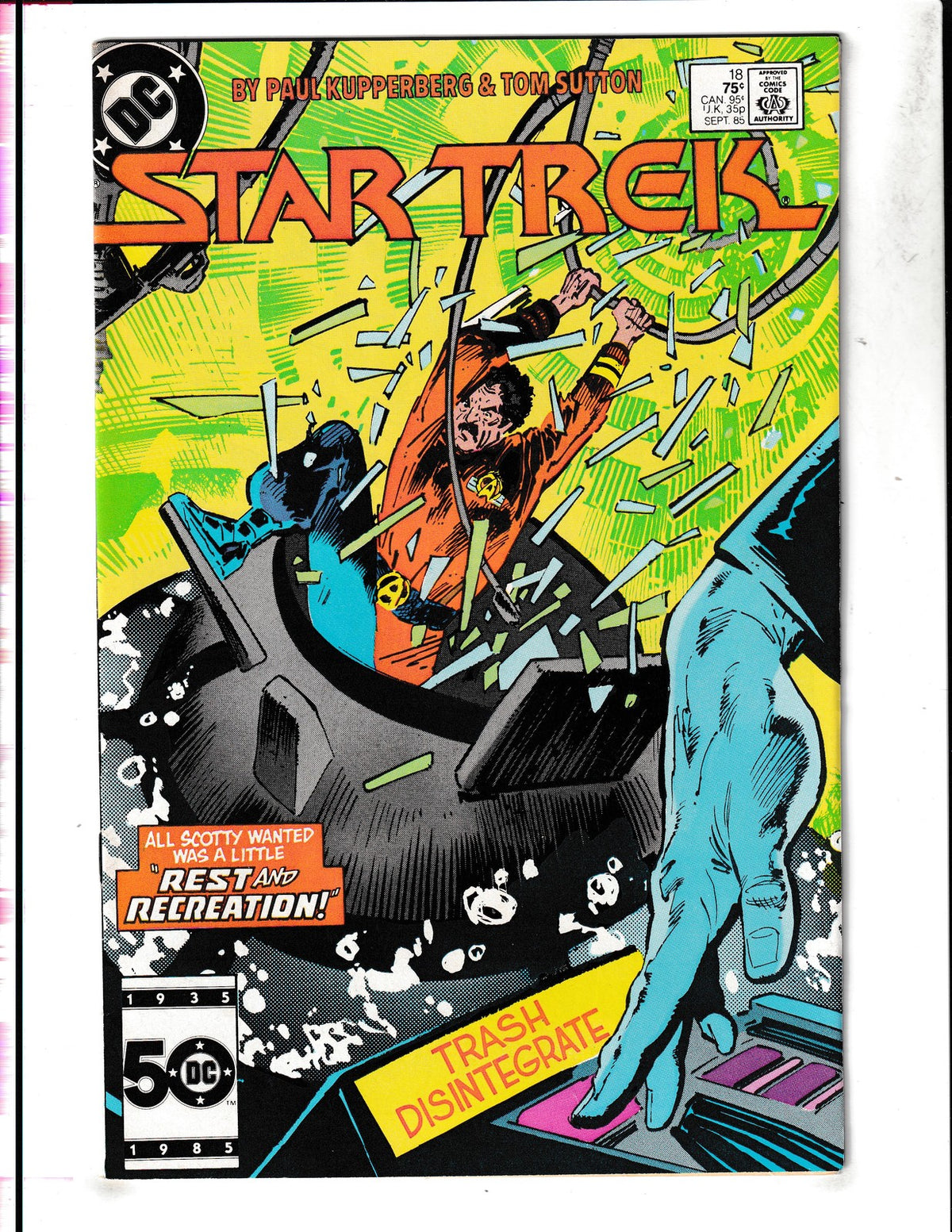 Star Trek #18 (1985) Kupperburg & Sutton DC Comics