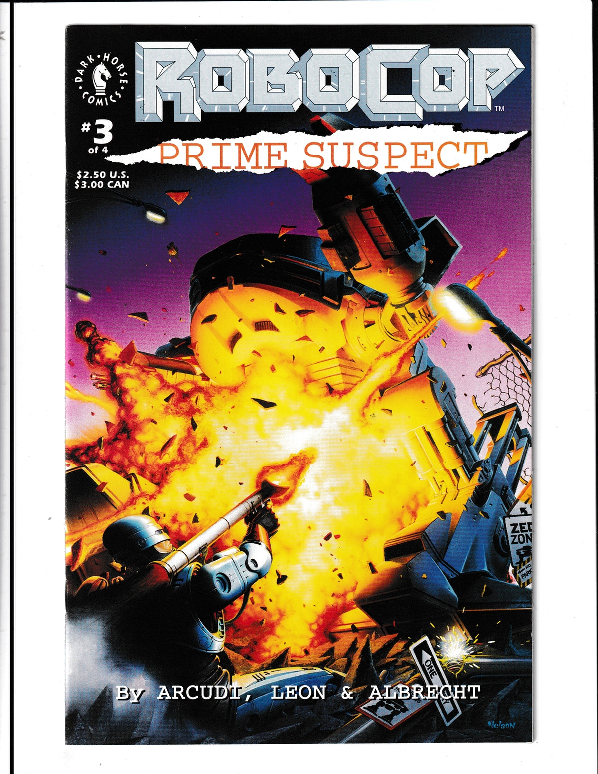 RoboCop Prime Suspect #3 (1992) Arcudi Dark Horse Comics