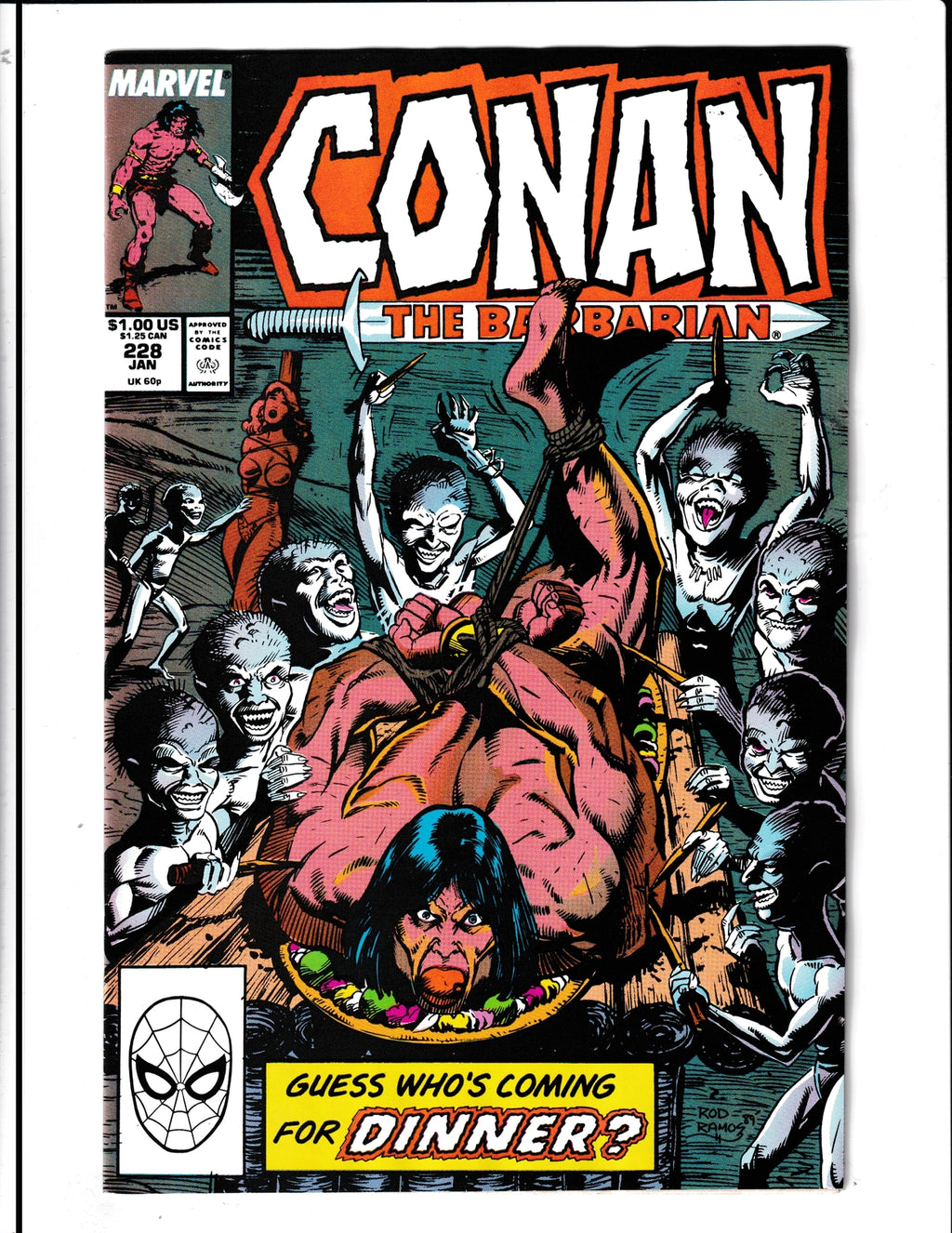 Conan the Barbarian #228 (1990) Marvel Comics SKU:716