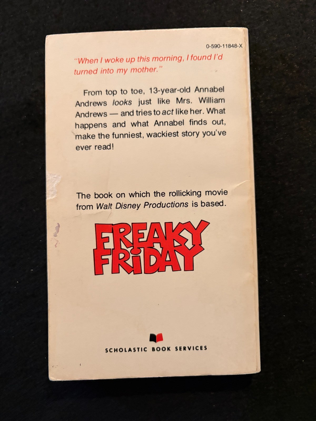 Freaky Friday 1972 - Scholastic - Mary Rodgers