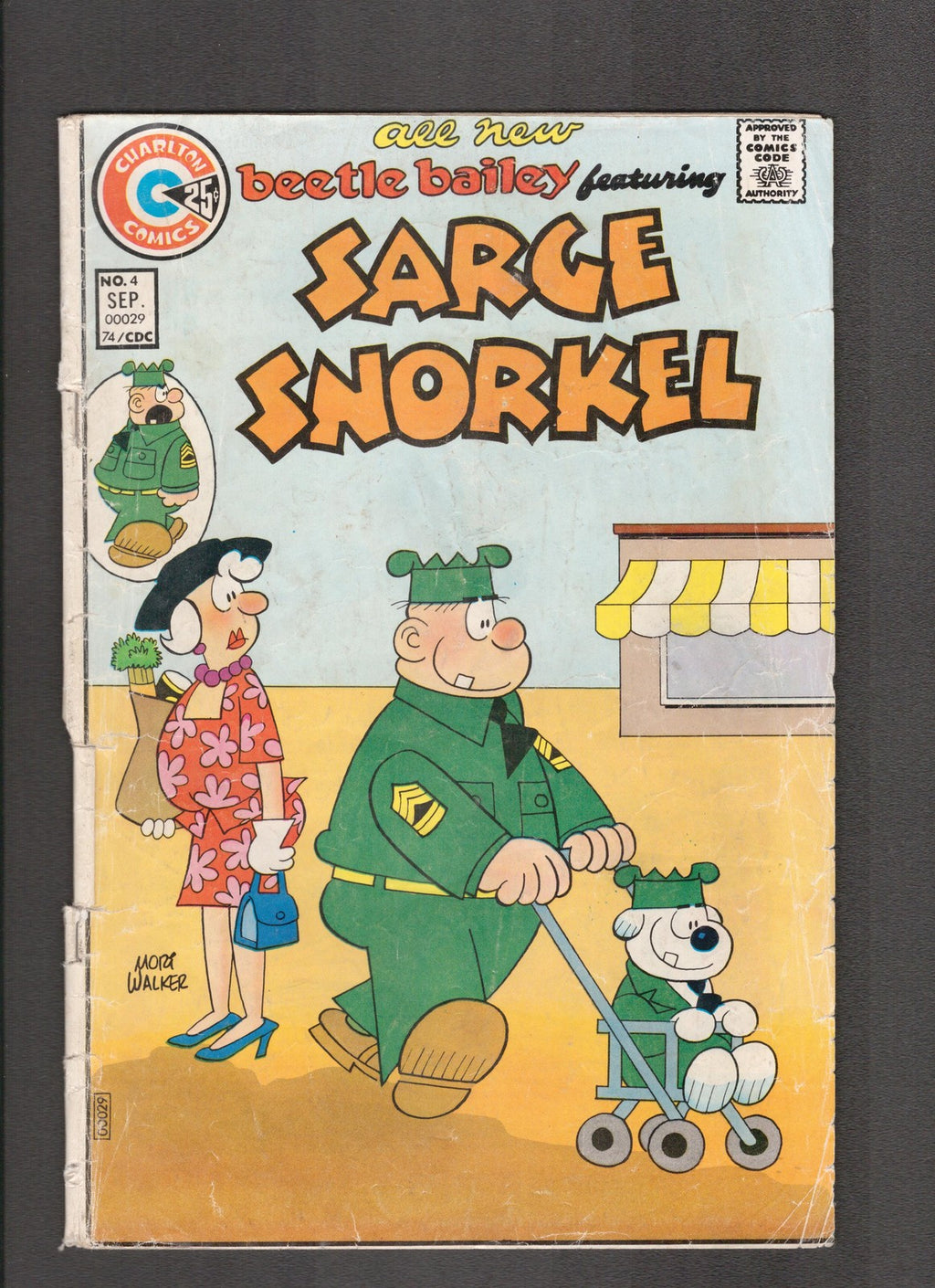 Sarge Snorkel #4 (1974) Charlton Comics
