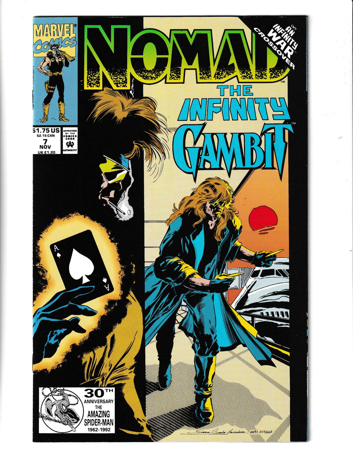 Nomad #7 (1992) Marvel Comics SKU:2882