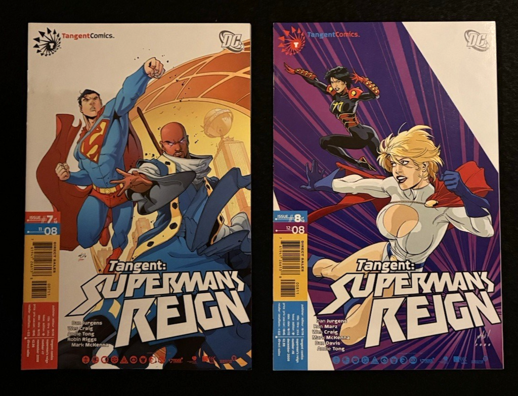 Tangent: Superman's Reign - Complete Set of 12 #1-12 (2008) Tangent Comics