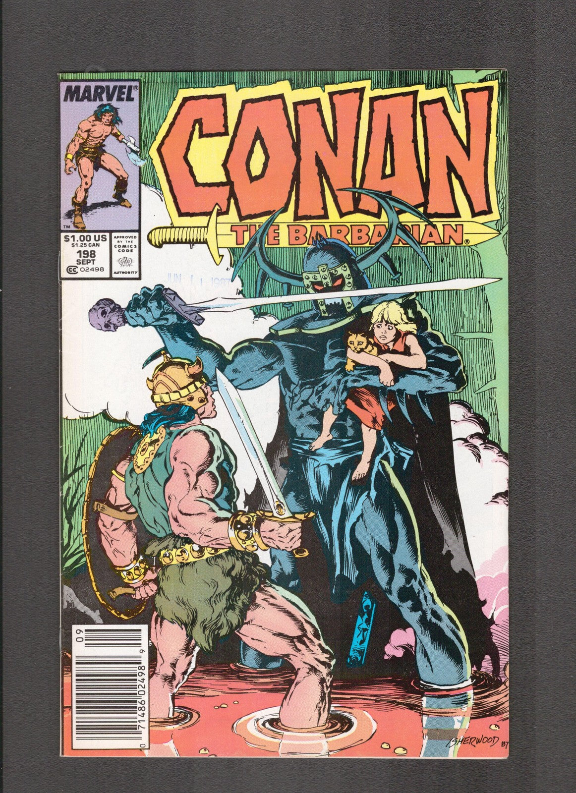 Conan The Barbarian #198 (1987) Larry Hama Marvel Comics
