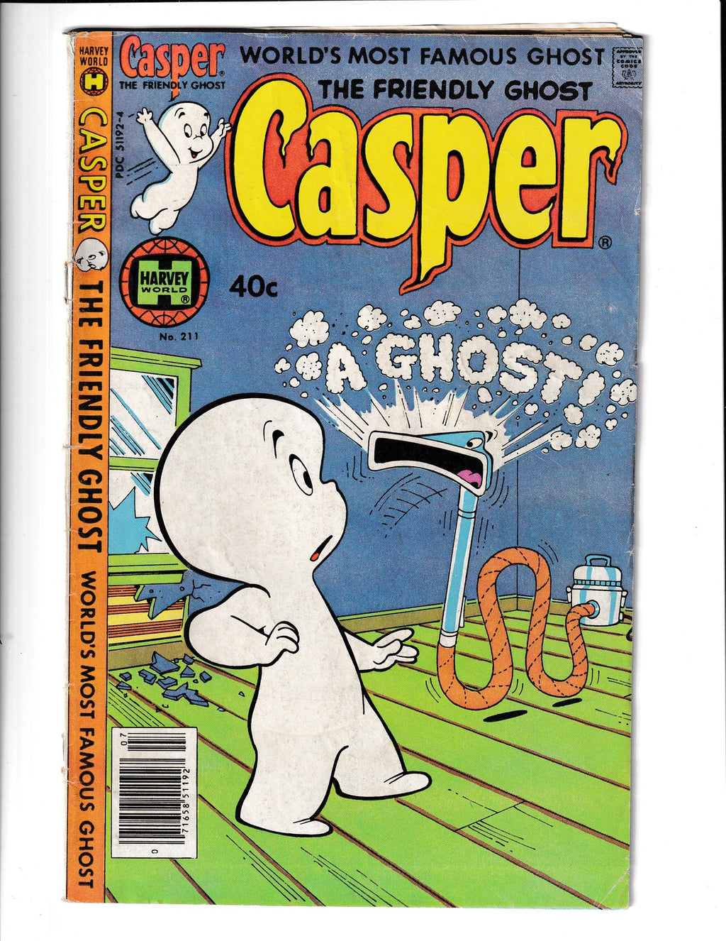 Friendly Ghost Casper #211 (1980) Harvey Comics