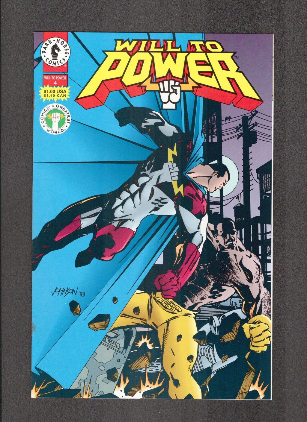 Will to Power  #4 (1994) Dave Johnson Dark Horse Comics