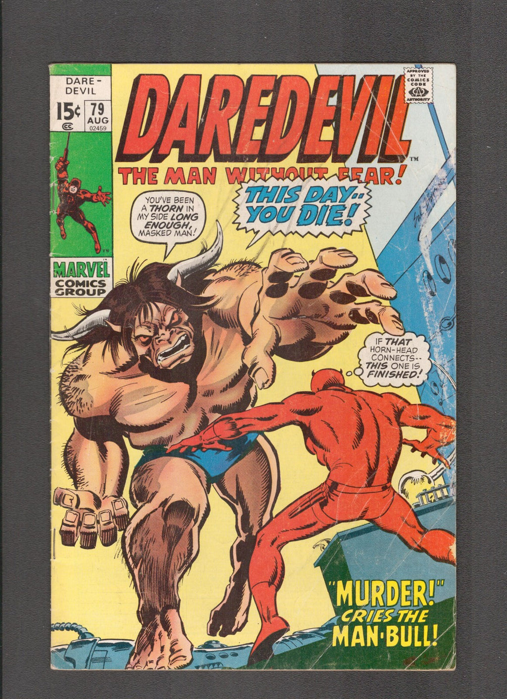 Daredevil #79 (1971) Sal Buscema - Gene Colan - Stan Lee Marvel Comics