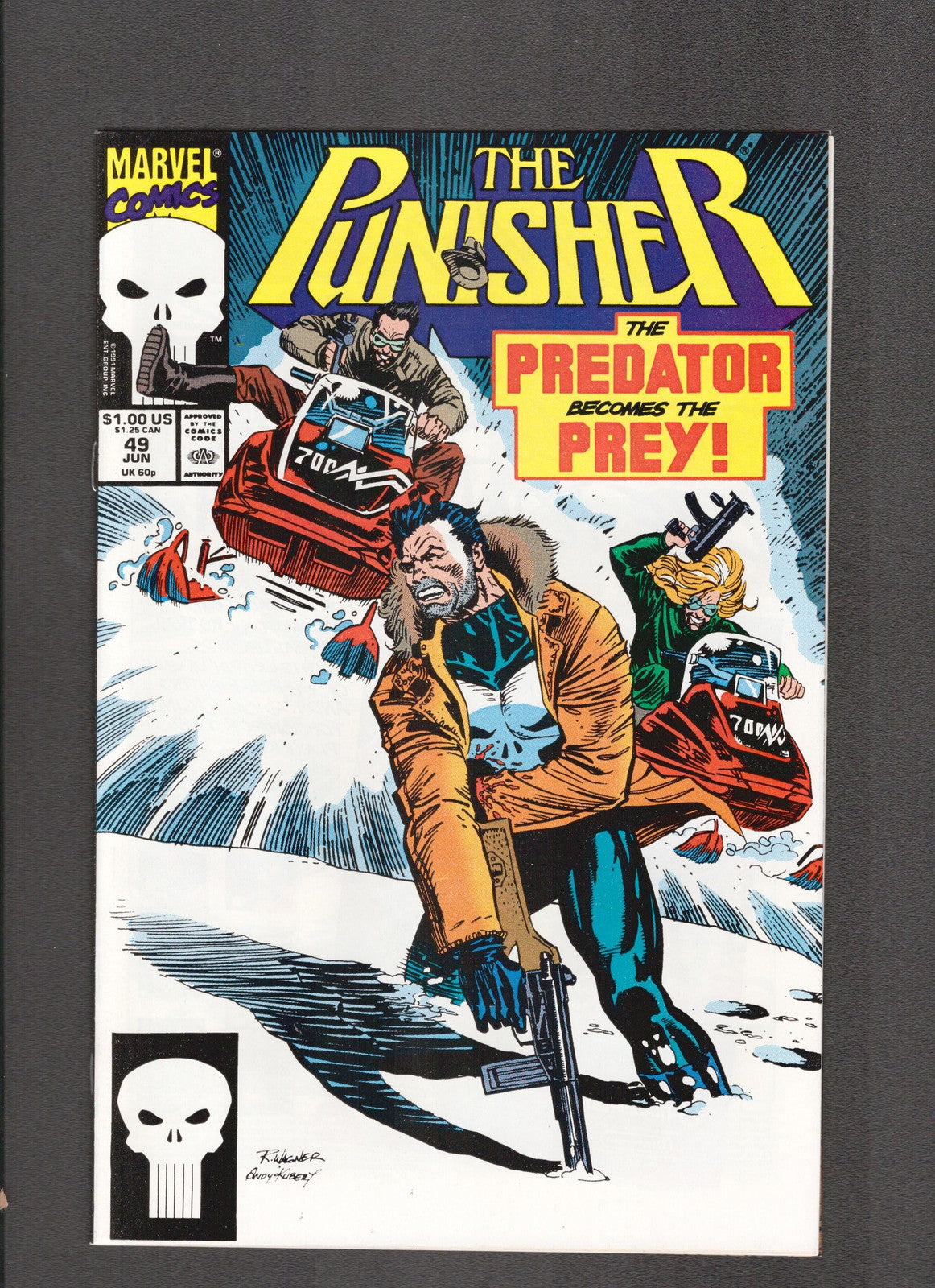 Punisher #49 (1991) Andy Kubert - Ron Wagner Marvel Comics
