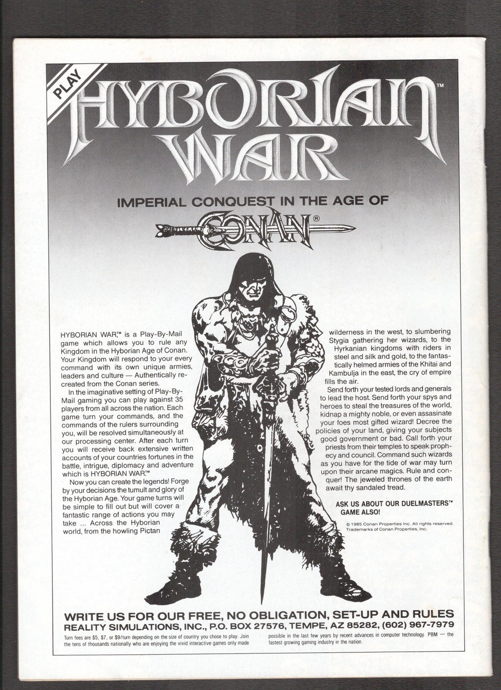 Savage Sword of Conan #211 (1993) George Pratt Magazine Curtis Comics