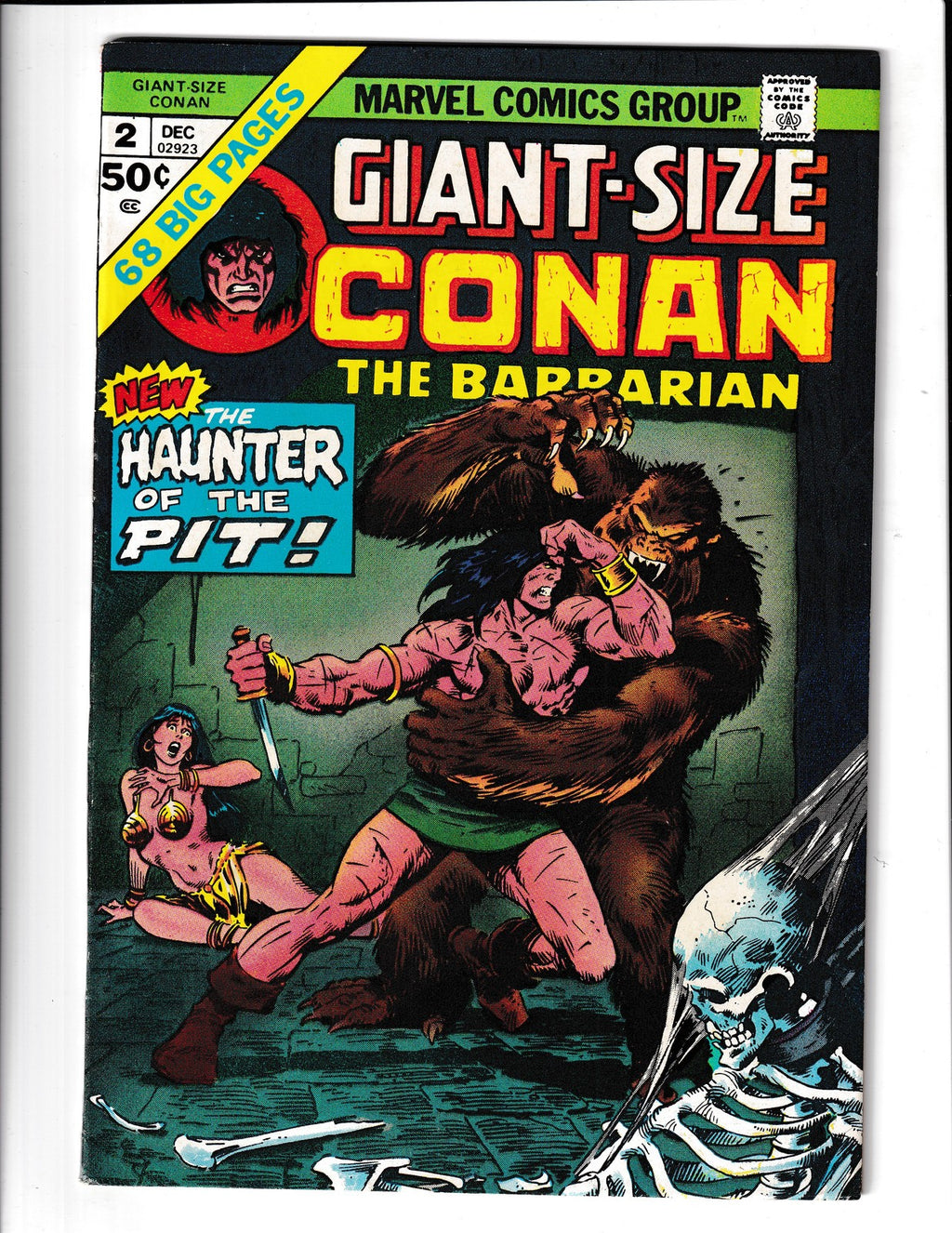 Conan the Barbarian Giant-Size #2 (1974) Kane, Romita SR, Thomas Marvel Comics