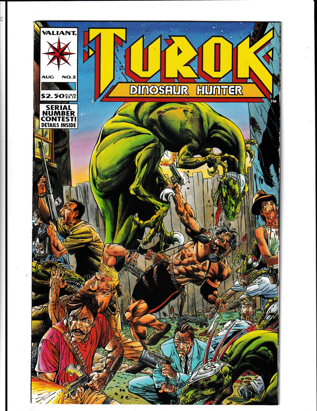 Turok: Dinosaur Hunter #2 (1993) Higher Grade Valiant Comics