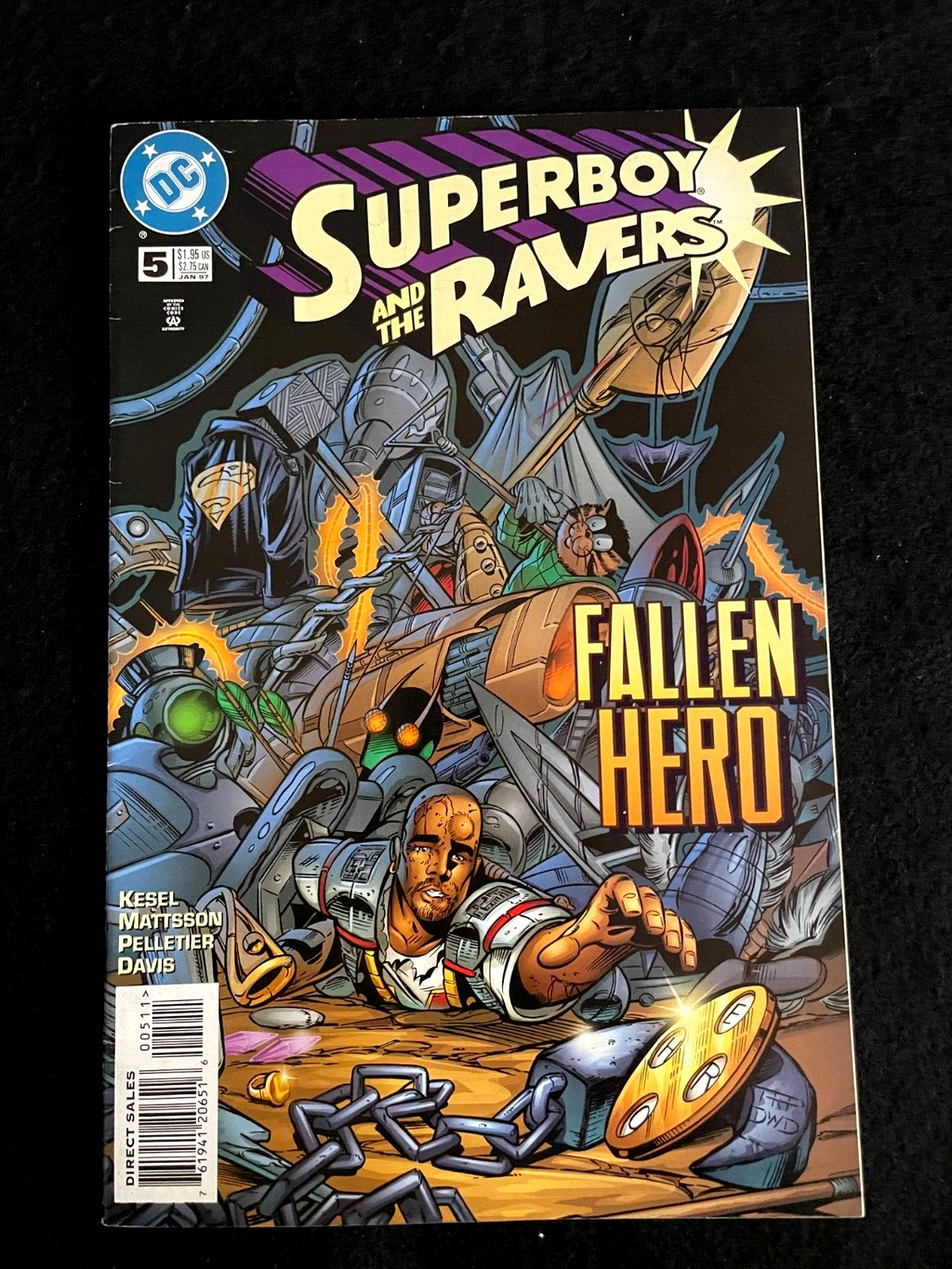 Superboy and the Ravers #5 1997 - HIGH GRADE