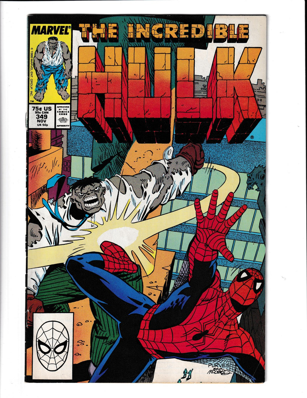 Incredible Hulk #349 (1988) Marvel Comics