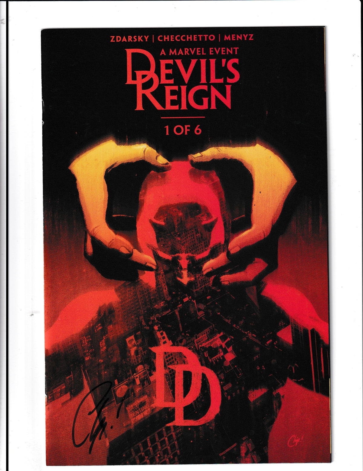 Devil's Reign #1-Zdarsco (2021) SIGNED Chp Zdarsky EXCLUSIVE Marvel Comics