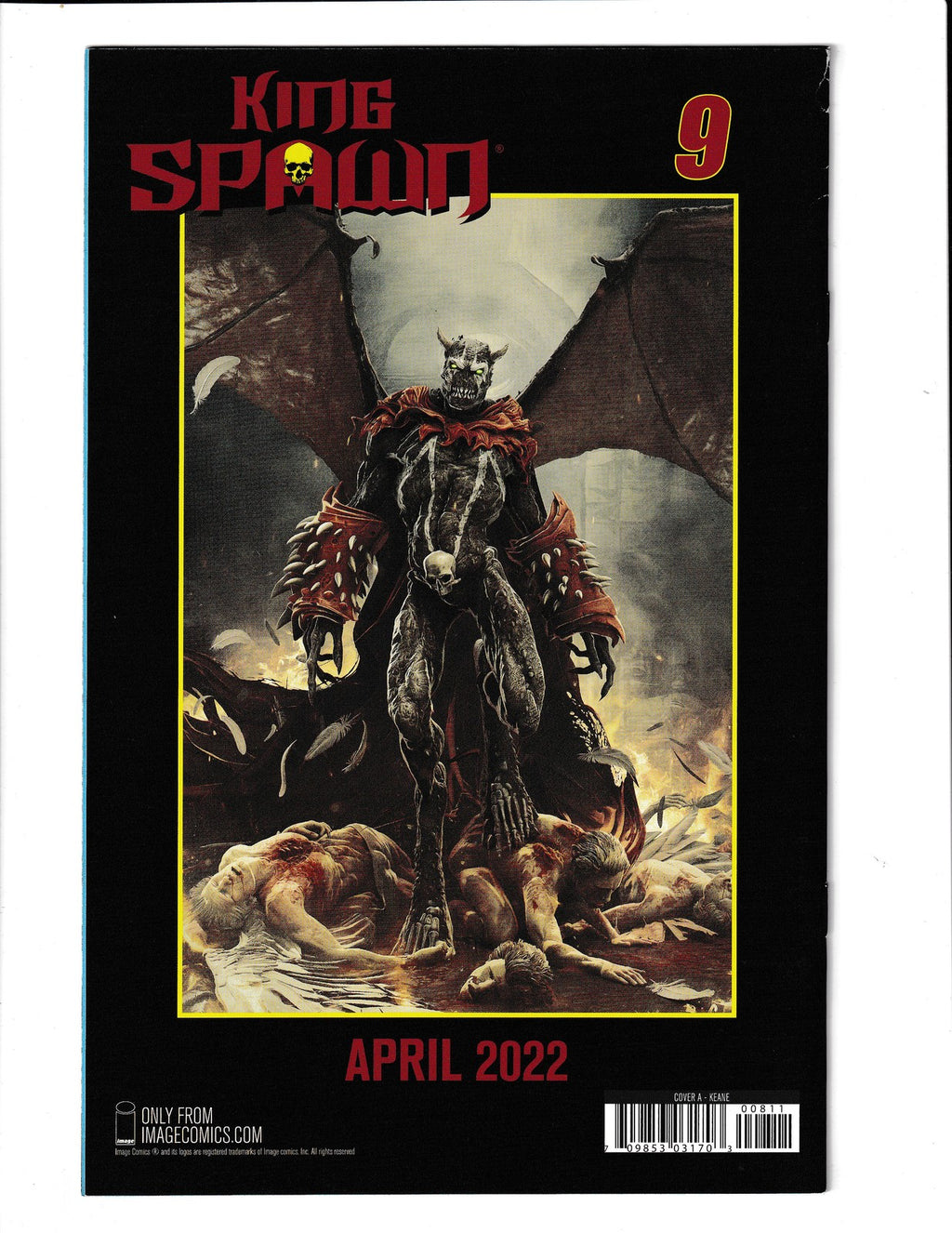 King Spawn #8 (2022) 1st Fallen Angel Black Azreal Image Comics