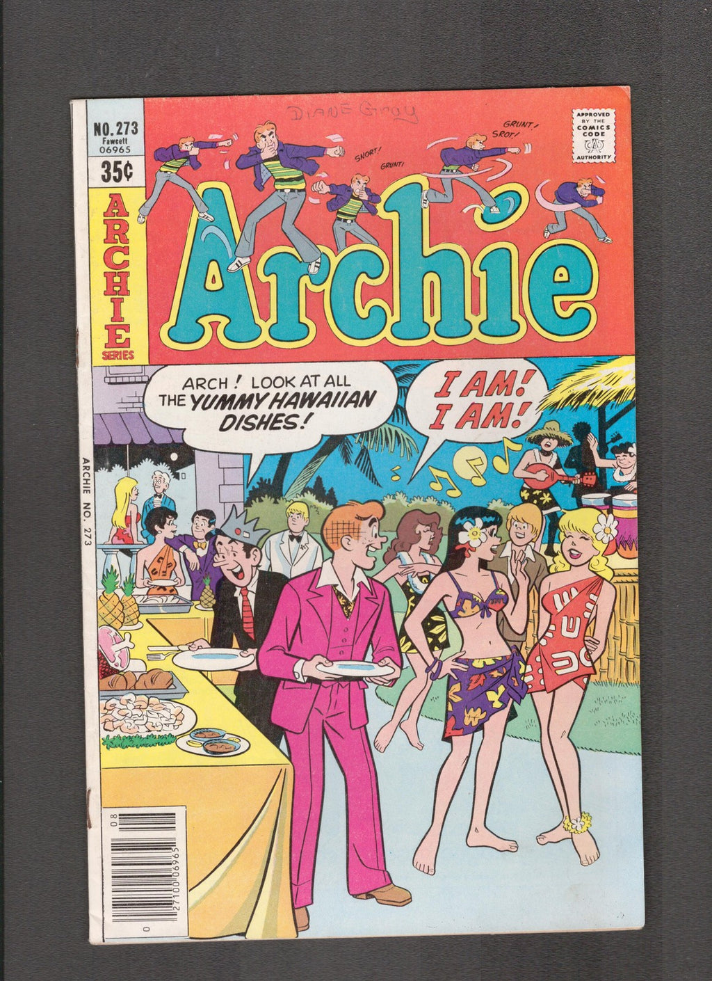 Archie Comics #273 (1978) Hawaiian Dresses Archie Comics